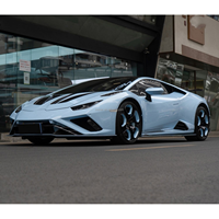 Pare-chocs avant de voiture en carbone sec sur mesure pour Lamborghini Huracan EVO RWD Style 2020 + lèvre avant de pare-chocs