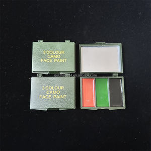 Ensemble de <span class=keywords><strong>peinture</strong></span> de visage de <span class=keywords><strong>camouflage</strong></span> international 3 couleurs-brun olive noir pour les kits de <span class=keywords><strong>peinture</strong></span> de visage de maquillage de fête - Product Image 3