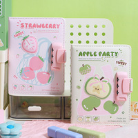 Journal codé sur le thème de la boutique de fruits, carnet créatif verrouillable, carnet à mot de passe pour les élèves du primaire, bloc-notes à pages colorées, cadeau
