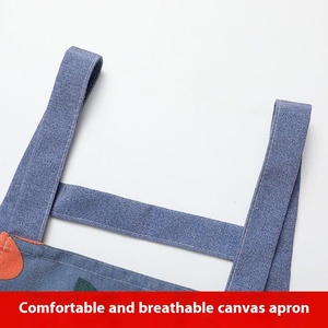 Người đàn ông của phụ nữ chống bẩn nhà bếp làm việc quần áo chống thấm dầu bông Tạp dề qua biên giới dây đai để làm sạch hộ gia đình - Product Image 4