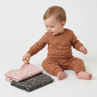 Mameluco de Bebé de Algodón Pima Orgánico, Mono de Felpa Francesa, Mameluco Personalizado para Recién Nacido, Ropa de Bebé Ecológica de Invierno, Ropa de Dormir para Bebé