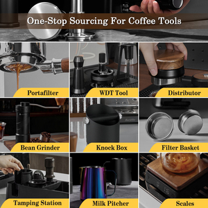 Tamper de Café <span class=keywords><strong>Barista</strong></span> con Resorte Calibrado, Base de Acero Inoxidable, Tamper de Café Espresso Autonivelante - Product Image 5