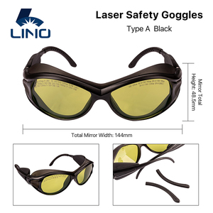 Lino LN122 하이 퀄리티 안전 레이저 보호 고글 180-500nm 750-1400nm 눈 보호용 산업용 레이저 안경 - Product Image 3