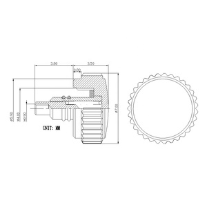เม็ดมะยมนาฬิกาบางเฉียบ 7.0 มม. ทำจากสแตนเลสสตีล 316L สำหรับรุ่น NH34 35 36 SKX007 - Product Image 2