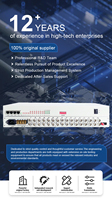 Convertidor de Fibra Óptica 16E1 4FE a E1 + FE PDH Multiplexor, Transmite 16E1+4FE