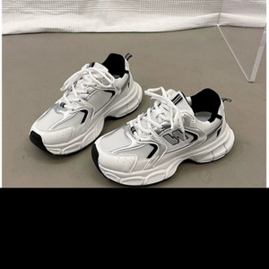 2026 Summer New Fashion Lightweight Thick Soled White Sneakers for <b>Women</b> Breathable Mesh <b>Running</b> <b>Shoes</b> Casual Height Increasing - Product Image 5