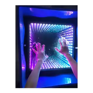 Flyko Lantai LED Tahan Air untuk Anak, Luar Ruangan 3d Membuat Warna Rgb Diy Dmx Infinity Dapat Diprogram Harga Rendah