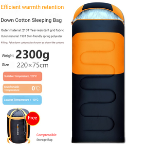 <span class=keywords><strong>Sac</strong></span> <span class=keywords><strong>de</strong></span> <span class=keywords><strong>couchage</strong></span> en polyester imperméable <span class=keywords><strong>de</strong></span> qualité supérieure pour adultes, adapté aux 3 saisons, équipement <span class=keywords><strong>de</strong></span> camping par temps froid, vente en gros, aventures en plein air, <span class=keywords><strong>confort</strong></span> intérieur - Product Image 1