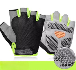 Guantes de Motociclismo de Medio Dedo Antideslizantes de Silicona para Hombre y Mujer - Product Image 1
