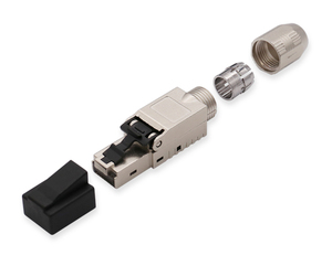 Connecteur réseau Cat6A Transmission 10 Gbps Câble 500 Mhz Connecteur <span class=keywords><strong>RJ45</strong></span> Blindé Connecteurs Ethernet 1000M - Product Image 4