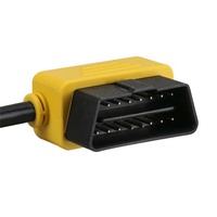 Cable Conector OBD2 AUTOOL de 1 m, Adaptador Universal para Automóvil OBD 2, Divisor de Cable, Cable de Extensión de 16 Pines OBDII Macho a Hembra