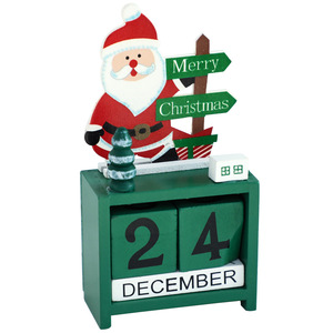 Kanlong impression petits cadeaux artisanat bois <span class=keywords><strong>3d</strong></span> <span class=keywords><strong>calendrier</strong></span> de l'<span class=keywords><strong>avent</strong></span> décoration de noël enfants cadeaux de noël <span class=keywords><strong>calendrier</strong></span> - Product Image 1