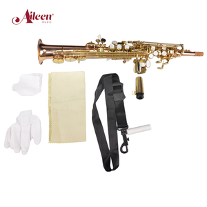 Saxophone <span class=keywords><strong>Sopranino</strong></span> à clé BE laquée or de qualité générale SPSP-G501G - Product Image 4