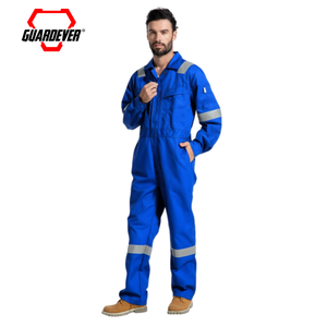 ชุดยูนิฟอร์มสำหรับทีมขุดเจาะน้ำมัน ยี่ห้อ GUARDEVER ผลิตจากผ้า Nomex ป้องกันไฟ ทนไฟ ทนน้ำมัน สำหรับงานวิศวกรรมปิโตรเลียมในภาคสนาม - Product Image 3