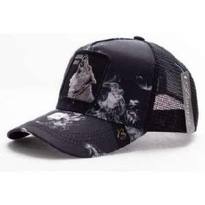 Casquette de camionneur en tissu maillé respirant, réglable, à 6 panneaux, décontractée, pour adultes, utilisation printemps-été - Product Image 1