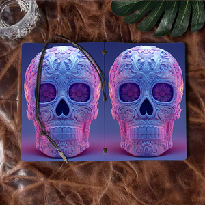 A6 Tạp Chí quà tặng ngày lao động cho đại diện bán hàng đã vượt quá mục tiêu với hộp sọ đường với hoa văn - Product Image 6