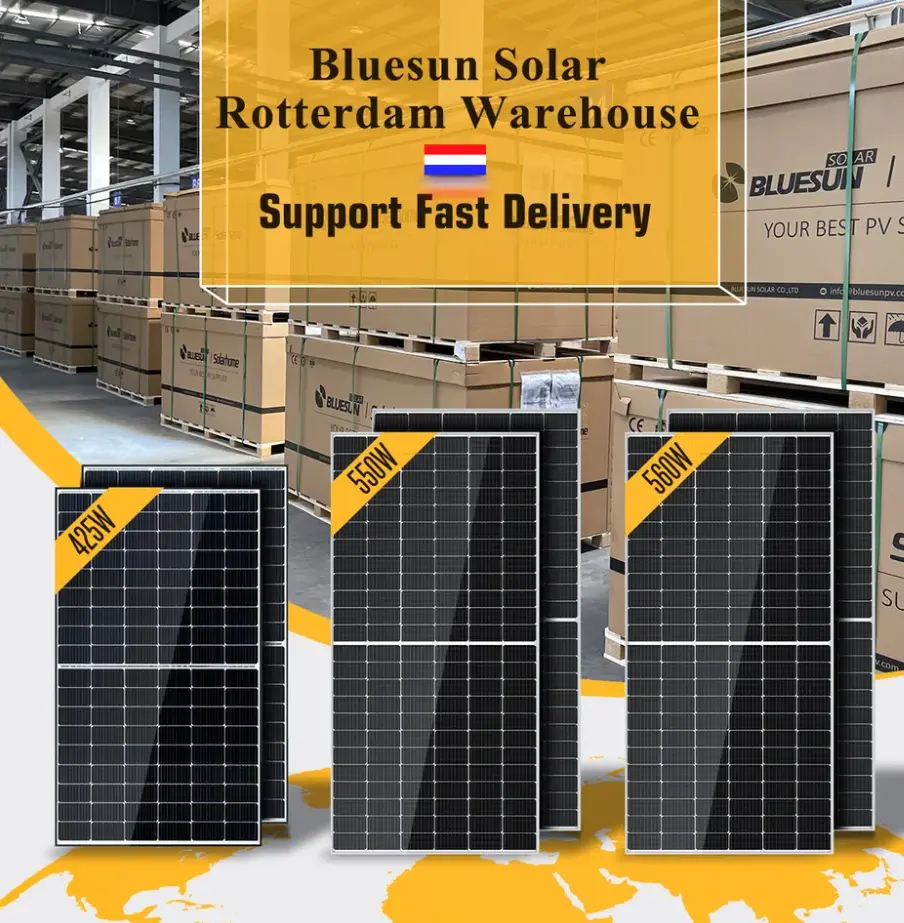 Heiße Verkäufe EU-Lager Solarmodule 550w hoch effiziente PV 540w 560w leistungs starke Zelle Preis Rotterdam