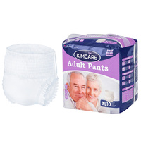 Kimcare Plastique Incontinence Jetable Épais Adulte Couches Culottes Tirez pour Personnes Âgées