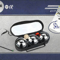Gaiying - Juego de Pelotas de Ejercicio Clásicas, Pelota de Masaje, Metal, Estilo Francés, Rotación de 360 Grados, Impermeable, Portátil, Duradera