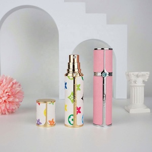 Envase Cosmético Personalizado, Estuche de Viaje con Relleno Inferior, Atomizador de Cuero de 10 ml, Botella Recargable de Perfume - Product Image 3