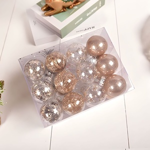 DAMAI 24Pcs Christmas Decoration Balls Shatterproof Colored Transparent Ball for Festival Wedding Home Party Decors <b>Tree</b> Hanging - Product Image 4
