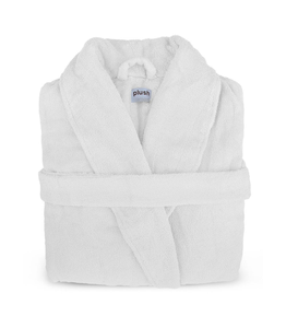 Lussuoso Accappatoio Grande in Morbido Cotone Spugna con Collo a Scialle, per Donna, Ideale per Casa e Relax - Product Image 4