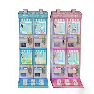 ตู้เกมส์คีบตุ๊กตาแบบหรูหราสไตล์อังกฤษ  <span class=keywords><strong>4</strong></span> ผู้เล่น ได้รับการรับรองมาตรฐาน CE กำ<span class=keywords><strong>ลัง</strong></span>ไฟ 200 วัตต์ รุ่น Mega Mini พร้อมตู้จำหน่ายสินค้าอัตโนมัติ - Product Image 1