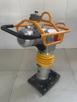 Pilonneuse thermique compacte 7,5 CV 80 kg, compresseur à saut d'éléphant, pour un compactage efficace des travaux de remblaiement des bords de sous-sol