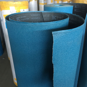 1.38*100m cuộn giấy nhám Đỏ Độ cứng Trung Bình nhôm Oxit mài mòn vải cuộn OEM tùy chỉnh Jumbo cát giấy cuộn - Product Image 6