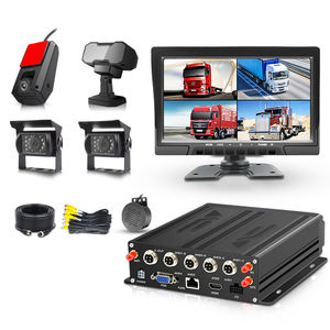 מערכת <span class=keywords><strong>DVR</strong></span> ניידת לרכב, אוטובוס, וואן, עם חיישן הולכי רגל מבוסס בינה מלאכותית, מערכת ADAS, BSD, DSM, ניטור נהיגה מתקדם, קופסה שחורה לרכב. - Product Image 5