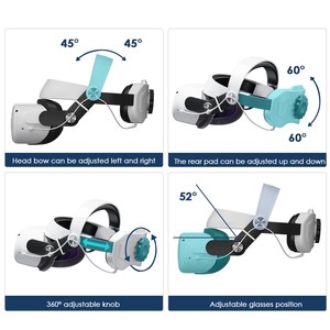 Correa de carga ajustable para auriculares, accesorios de repuesto de batería VR para <span class=keywords><strong>2</strong></span> accesorios de juego - Product Image 2