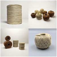 Corde torsadée en sisal blanc naturel, vente en gros économique pour la fabrication d'ornements de jardin, d'étiquettes, de lampes, de produits sportifs et de produits pour pattes de chat