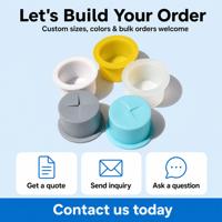 Tapón de Silicona para Botellas de Reactivos, Tapón de Sellado para Frascos de Laboratorio, Suave, Flexible, a Prueba de Polvo, Tamaño Personalizado, Tapones de Laboratorio OEM ODM