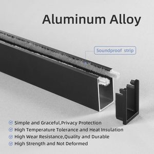 <strong>Wholesale</strong> Price <strong>PVC</strong> Blackout Side U-Channel Light Blocker Tracks Side Strips for Window <strong>Blinds</strong> and Shades - Product Image 2