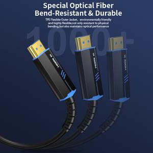 Cable de fibra óptica HDMI de grado de ingeniería, aleación de Zinc, 8K, Kabel, 60Hz, Conductor de cobre, LinkJun, compatible con Cable HDMI 2,1 - Product Image 3