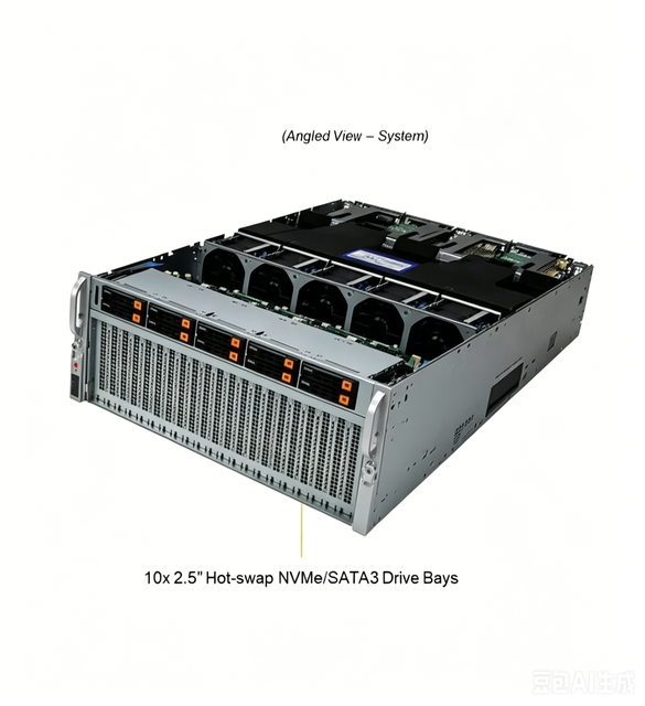 Supermicro SYS-420GP-TNR 4U Rackmount GPU Server for High-Performance Computing and AI Training
