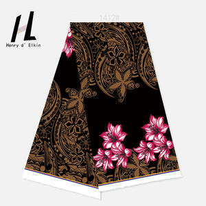 ผ้าโพลีเอสเตอร์ลายชนเผ่าโพลีนีเซียและอินเดีย - ผ้าทอสีสันสดใสสำหรับงานเทศกาล งานปาร์ตี้ และกิจกรรมทางวัฒนธรรม - Product Image 5