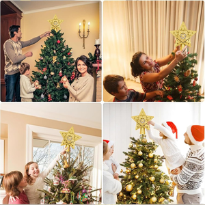 شجرة عيد الميلاد الزخرفية عالية الجودة أعلى نجمة بمحركات شجرة عيد الميلاد العلوي الدورية شجرة عيد الميلاد - Product Image 4