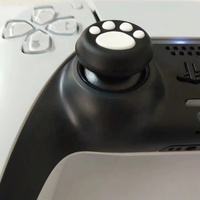 Kedi pençe Thumb çubuk kavrama denetleyici kauçuk silikon Joystick kapak kılıf Sony Ps5 Ps4 Ps3 ince Xbox 360 bir anahtar Pro