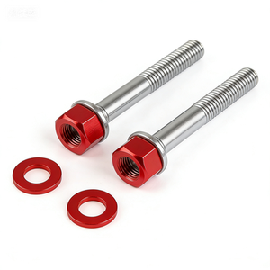 Écrou de blocage de jante de roue en aluminium usiné sur commande CNC pour pièces Highway / Glastrac - Product Image 3