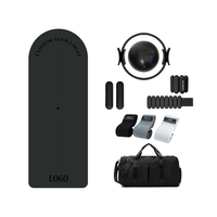 Ensemble de fitness personnalisé avec logo : poids de cheville, haltères en silicone, tapis de yoga, accessoires de yoga et Pilates, kit de Pilates pour la maison