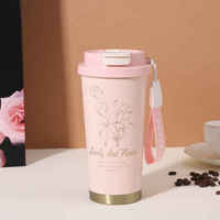 Mug à café isotherme en acier inoxydable 304 de 500 ml — Tasse thermos pour boissons chaudes et froides pour la maison et le bureau
