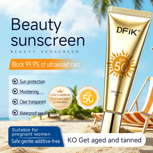 ครีมกันแดด SPF 50 ป้องกันรังสียูวี ไม่ทำให้หน้าขาวลอย ช่วยให้ผิวขาวกระจ่างใส ลดเลือนริ้วรอย รับผลิตแบรนด์ส่วนตัว (OEM) ครีมกันแดดสำหรับผิวหน้า - Product Image 2
