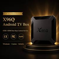 Smart TV Box Android Full HD Quad Core 2.4G 4k de Alta Resolución Android 10 Smart TV Box X96Q Android Box TV