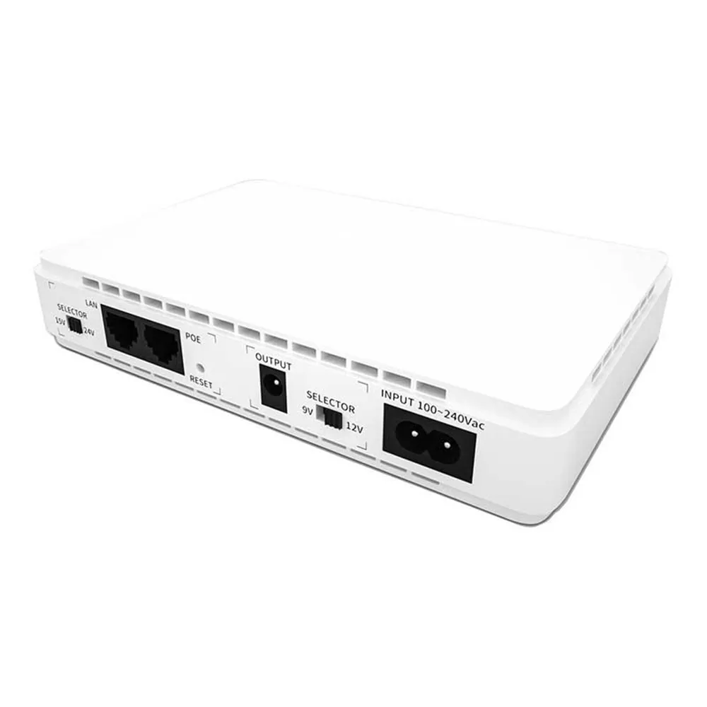 Router Wifi kamera Ip UPS Harga 18650 catu daya cadangan baterai Lithium Online portabel 5V 9V 12V 1A UPS Mini untuk CCTV/