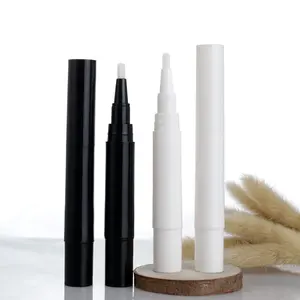 5 pièces 3ml conteneur d'huile de cuticule avec brosse baume à lèvres Tube vide torsion stylos <span class=keywords><strong>ongles</strong></span> nutritif huile Tube cosmétique conteneur stylo - Product Image 5