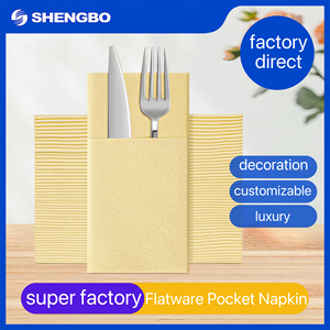 Serviettes <span class=keywords><strong>de</strong></span> table jetables modernes, épaisses, personnalisables, pré-pliées, 100% pâte <span class=keywords><strong>de</strong></span> bois, sensation <span class=keywords><strong>de</strong></span> lin, pour la <span class=keywords><strong>maison</strong></span>, les fêtes, les mariages, les restaurants - Product Image 6