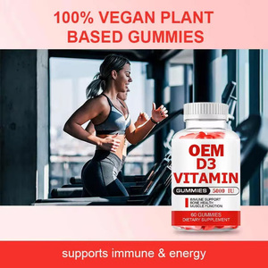 Suplemento de calcio de gomitas de Caramelo Suave de vitamina D3 fabricado por OEM para adultos, hombres, mujeres, salud esquelética, suplemento de osteoporosis - Product Image 3