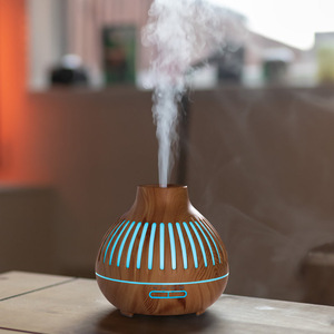 <span class=keywords><strong>Diffuseur</strong></span> d'huiles essentielles 400 ml, <span class=keywords><strong>diffuseur</strong></span> d'arômes à grain de bois, humidificateur ultrasonique à brume froide, silencieux, 4 minuteurs, <span class=keywords><strong>diffuseur</strong></span> portable - Product Image 6
