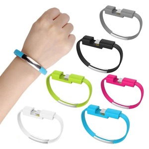 22cm al aire libre colorido Mini Micro <span class=keywords><strong>USB</strong></span> pulsera cargador de datos Cable de carga Cable de sincronización para Samsung Micro <span class=keywords><strong>Usb</strong></span> Cable tipo <span class=keywords><strong>C</strong></span> - Product Image 4